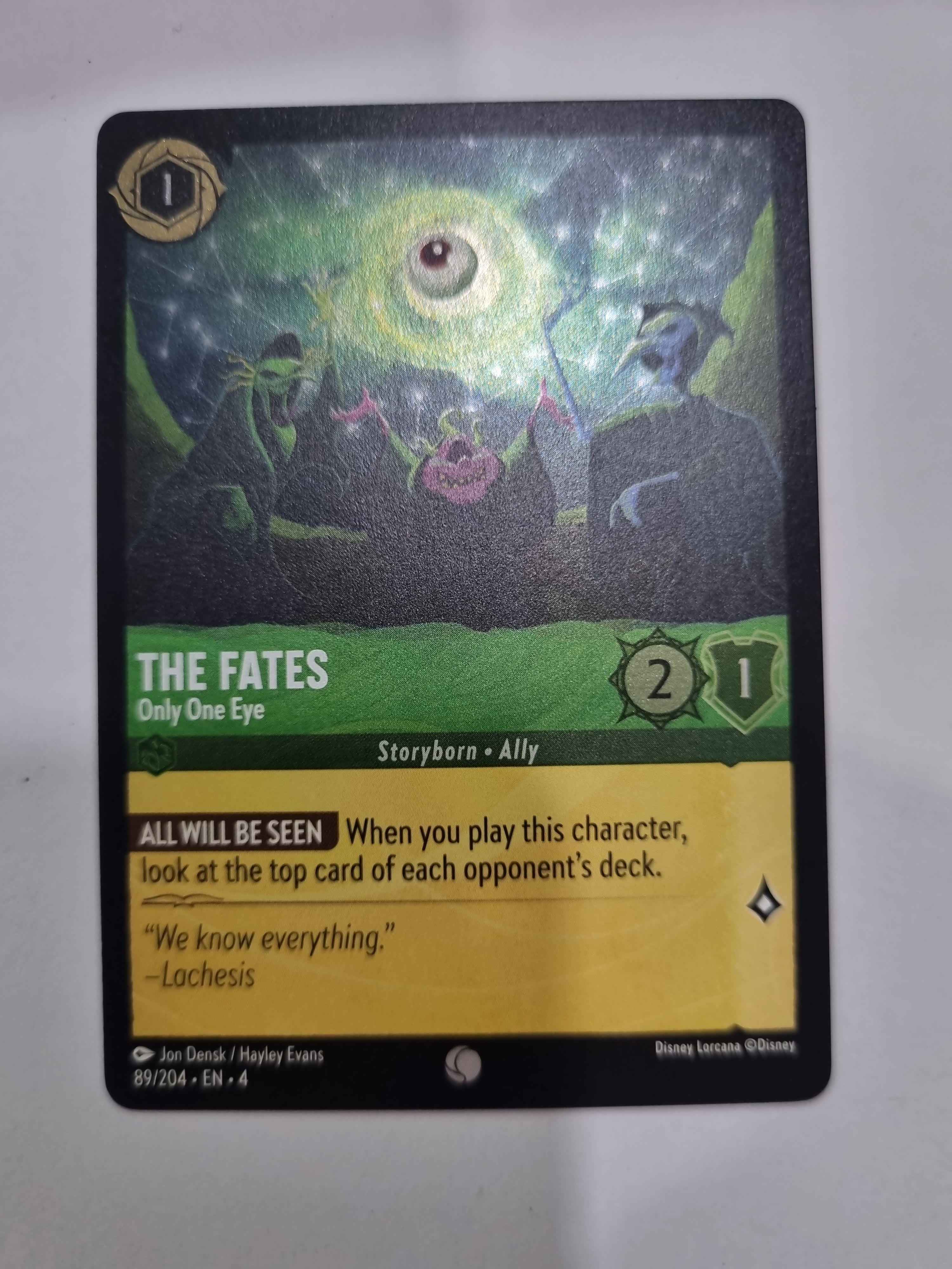 Ursula's Return - Coldfoil - The Fates - Only One Eye - 89/204 - Common