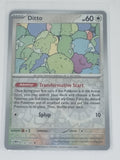 Pokemon TCG - Pokemon 151 - #132/165 - Reverse Holo - Ditto - Rare
