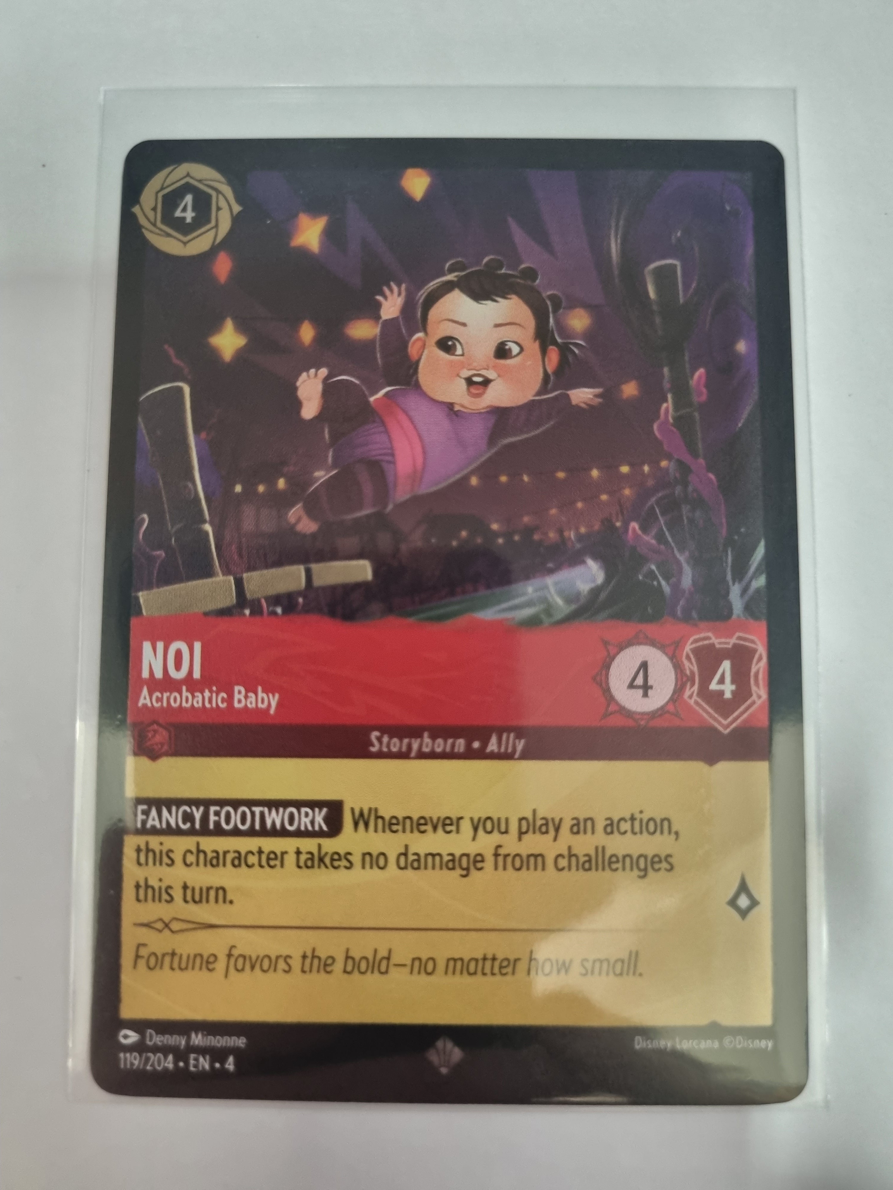 Ursula's Return - Coldfoil - Noi - Acrobatic Baby - 119/204 - Rare