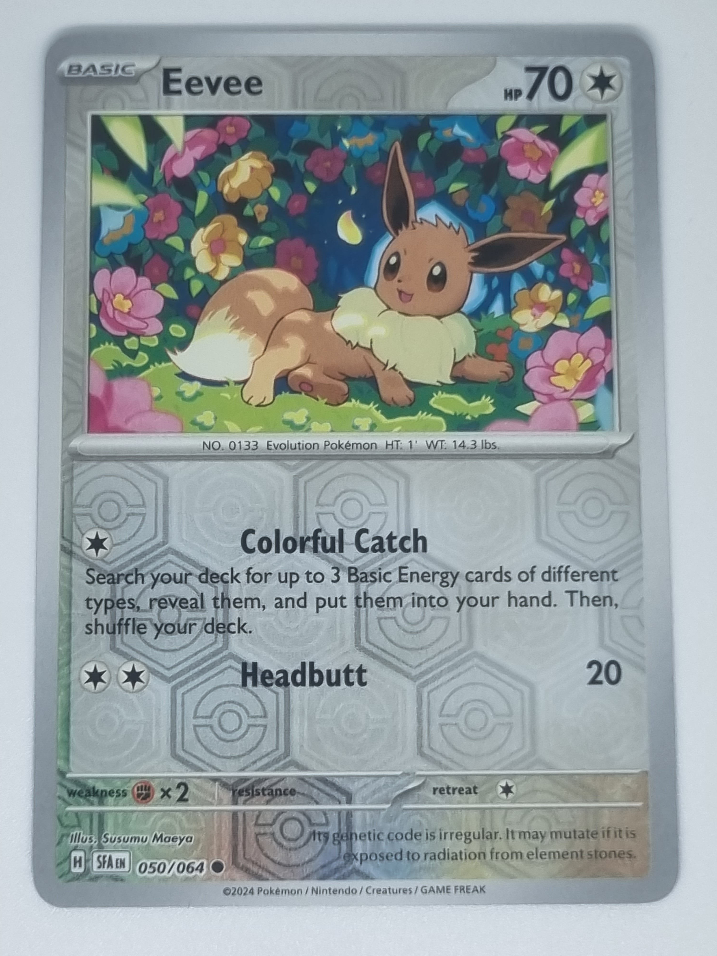 Pokemon TCG - Shrouded Fable - #050/064 - Eevee - Reverse Holo - Common