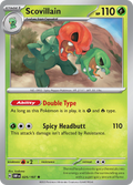 Pokemon TCG - Obsidian Flames - #25 -Scovillain - Rare Holo