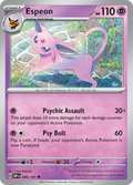 Pokemon TCG - Obsidian Flames - #86 -Espeon - Uncommon