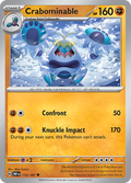 Pokemon TCG - Obsidian Flames - #115 -Crabominable - Uncommon