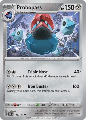 Pokemon TCG - Obsidian Flames - #146 -Probopass - Uncommon