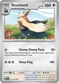 Pokemon TCG - Obsidian Flames - #172 -Stoutland - Uncommon