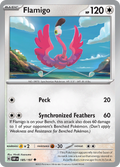 Pokemon TCG - Obsidian Flames - #185 -Flamigo - Uncommon