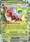 Pokemon TCG - Paldean Fates - #2 - Forretress EX - Ultra Rare