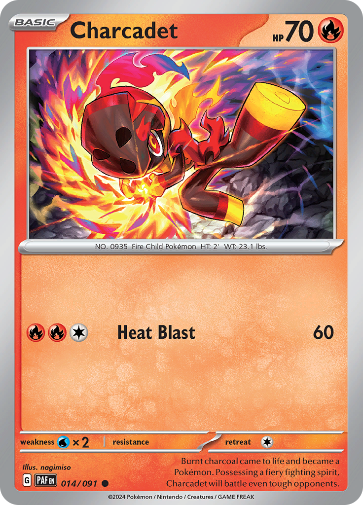 Pokemon TCG - Paldean Fates - #14 - Charcadet - Common