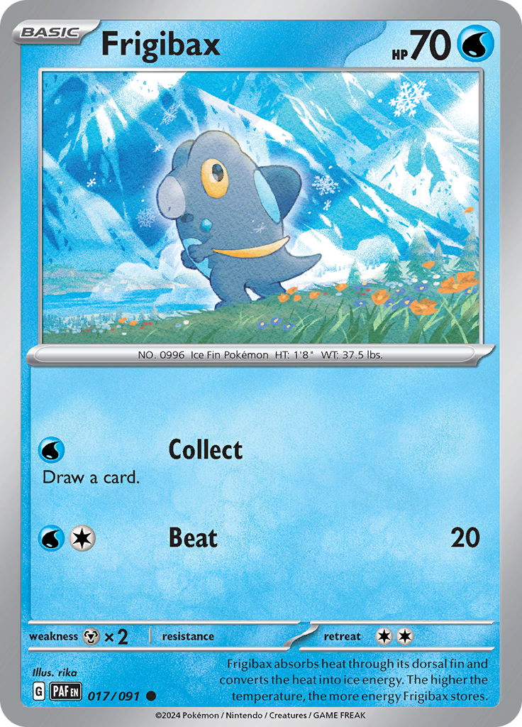 Pokemon TCG - Paldean Fates - #17 - Frigibax - Common
