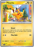 Pokemon TCG - Paldean Fates - #18 - Pikachu - Common