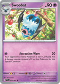 Pokemon TCG - Paldean Fates - #33 - Swoobat - Uncommon