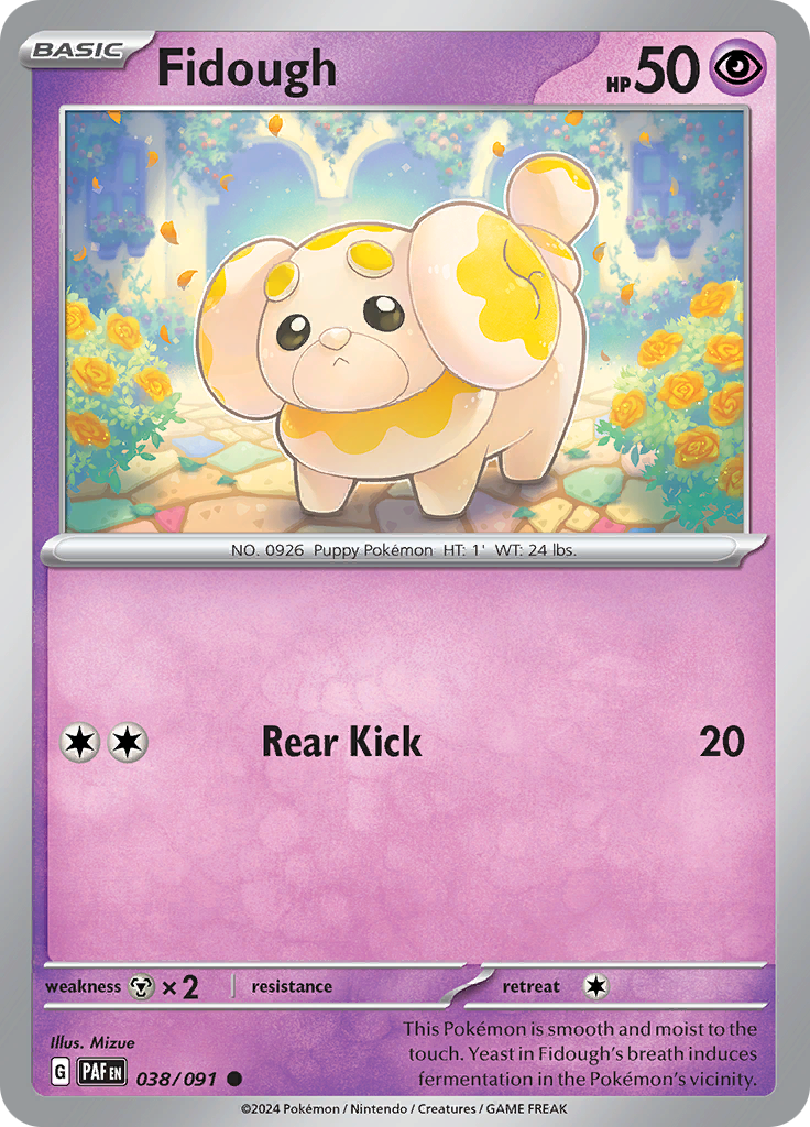 Pokemon TCG - Paldean Fates - #38 - Fidough - Common