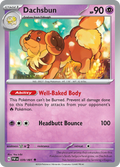 Pokemon TCG - Paldean Fates - #39 - Dachsbun - Uncommon