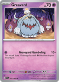 Pokemon TCG - Paldean Fates - #42 - Greavard - Common