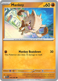 Pokemon TCG - Paldean Fates - #45 - Mankey - Common