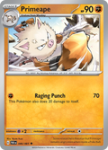 Pokemon TCG - Paldean Fates - #46 - Primeape - Uncommon