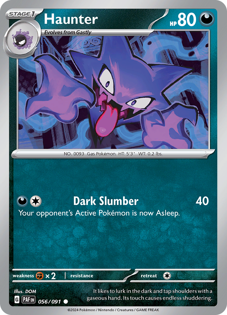 Pokemon TCG - Paldean Fates - #56 - Haunter - Common