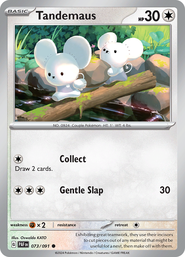 Pokemon TCG - Paldean Fates - #73 - Tandemaus - Common