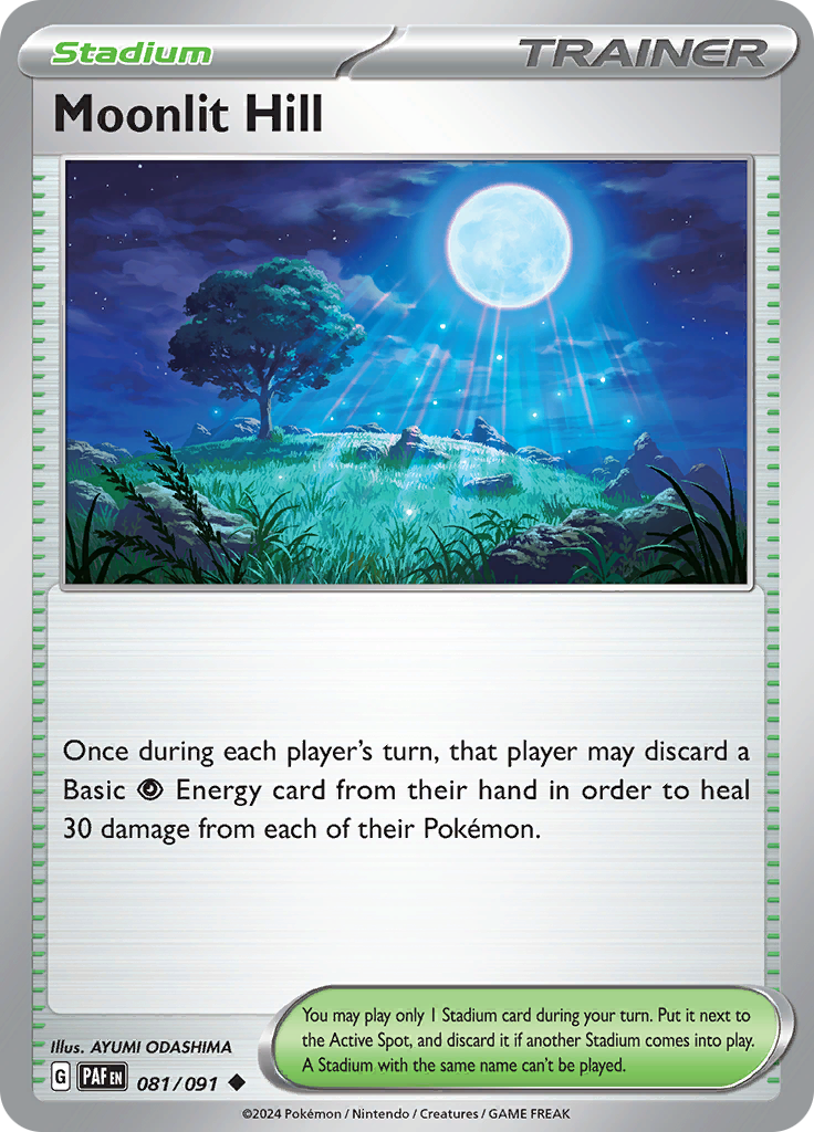 Pokemon TCG - Paldean Fates - #81 - Moonlit Hill - Uncommon