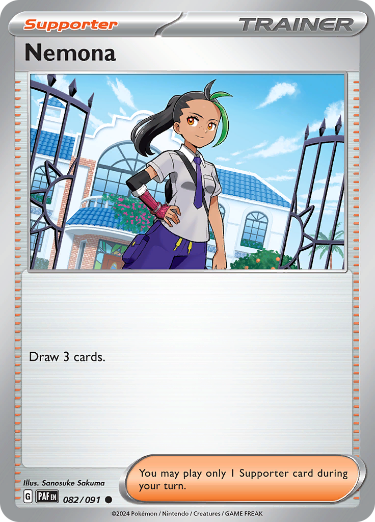 Pokemon TCG - Paldean Fates - #82 - Nemona - Common