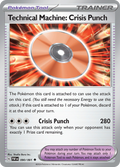 Pokemon TCG Paldean Fates #90 Technical Machine Crisis Punch Uncommon