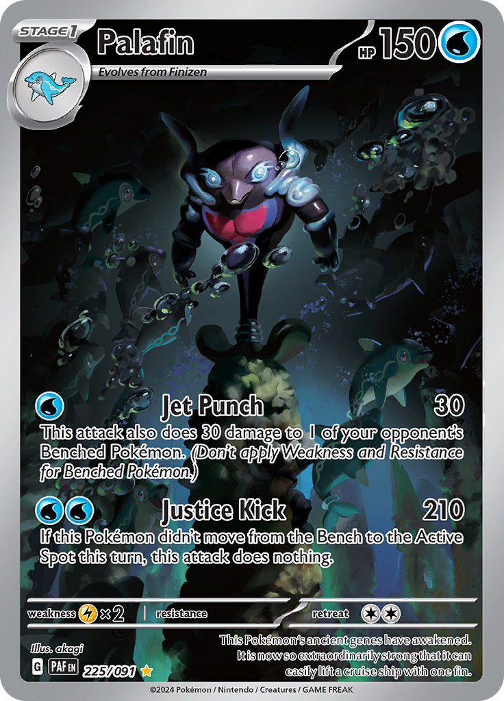 Pokemon TCG - Paldean Fates - #225 - Palafin - Illustration Rare