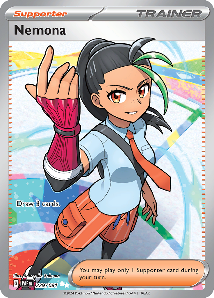 Pokemon TCG - Paldean Fates - #229 - Nemona - Ultra Rare