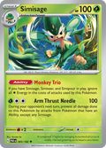 Pokemon TCG: Paradox Rift card - Simisage.