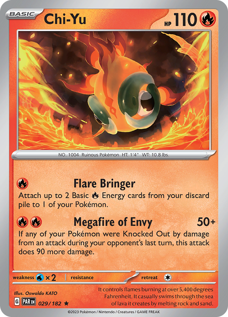 Pokemon TCG: Paradox Rift card - Chi-Yu.