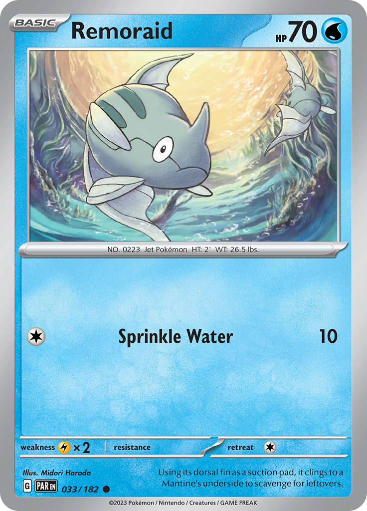 Pokemon TCG: Paradox Rift card - Remoraid.