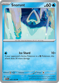 Pokemon TCG: Paradox Rift card - Snorunt.