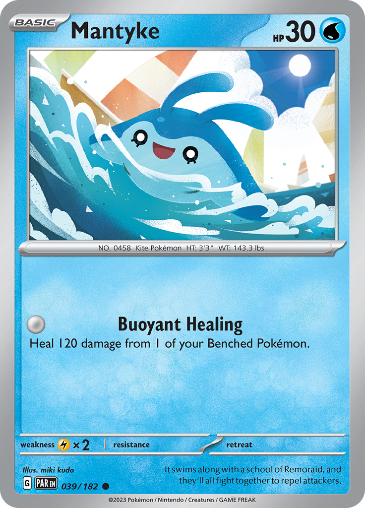 Pokemon TCG: Paradox Rift card - Mantyke.