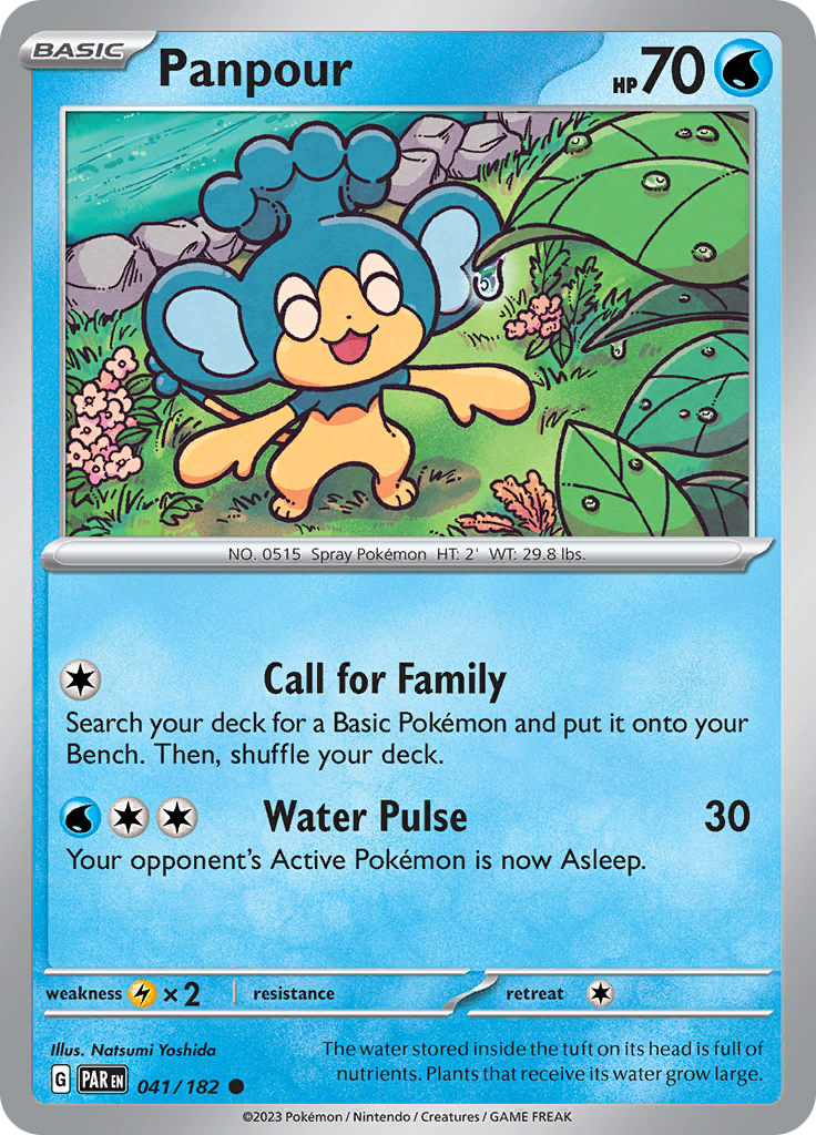Pokemon TCG: Paradox Rift card - Panpour.