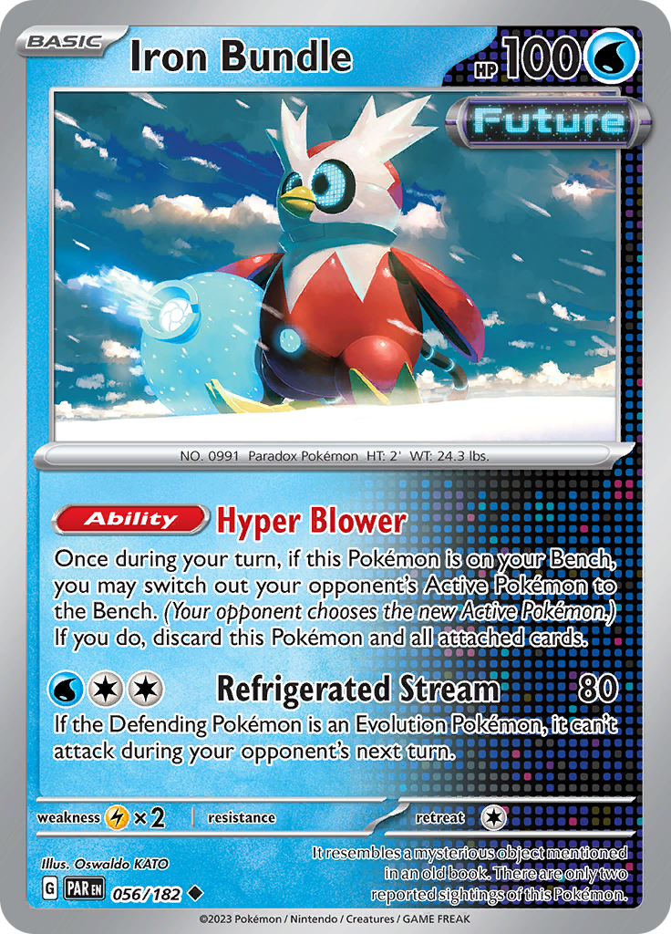 Pokemon TCG: Paradox Rift card - Iron Bundle.