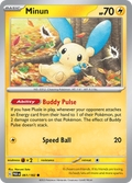 Pokemon TCG: Paradox Rift card - Minun.
