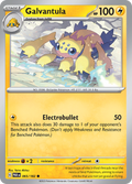 Pokemon TCG: Paradox Rift card - Galvantula.