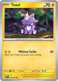 Pokemon TCG: Paradox Rift card - Toxel.
