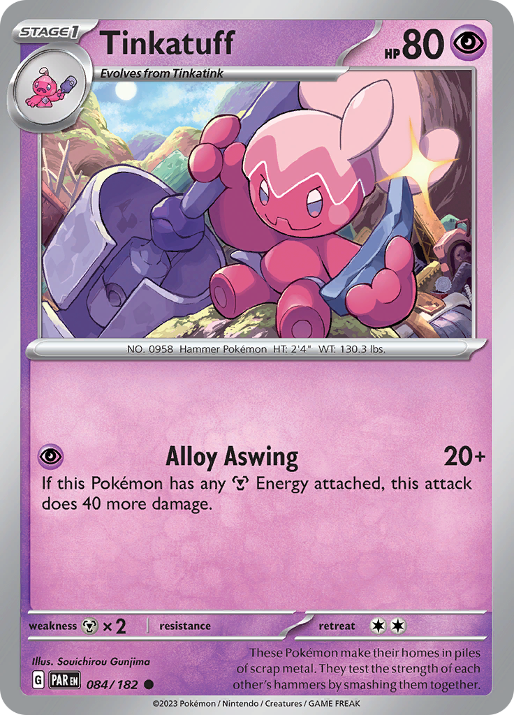 Pokemon TCG: Paradox Rift card - Tinkatuff.