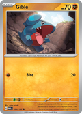 Pokemon TCG: Paradox Rift card - Gible.