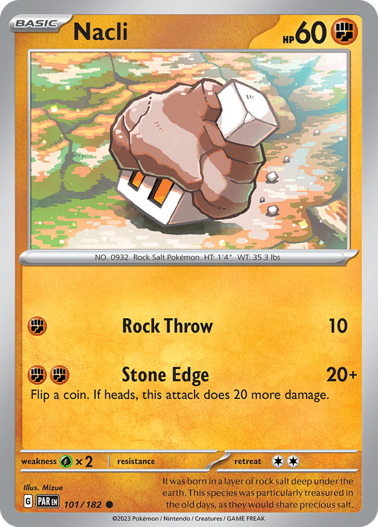 Pokemon TCG: Paradox Rift card - Nacli.