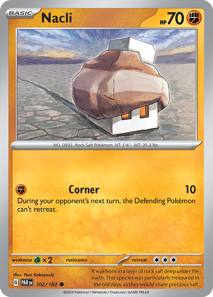 Pokemon TCG: Paradox Rift card - Nacli.