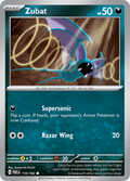 Pokemon TCG: Paradox Rift card - Zubat.
