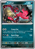 Pokemon TCG: Paradox Rift card - Yveltal.