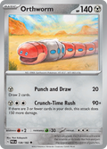 Pokemon TCG: Paradox Rift card - Orthworm.