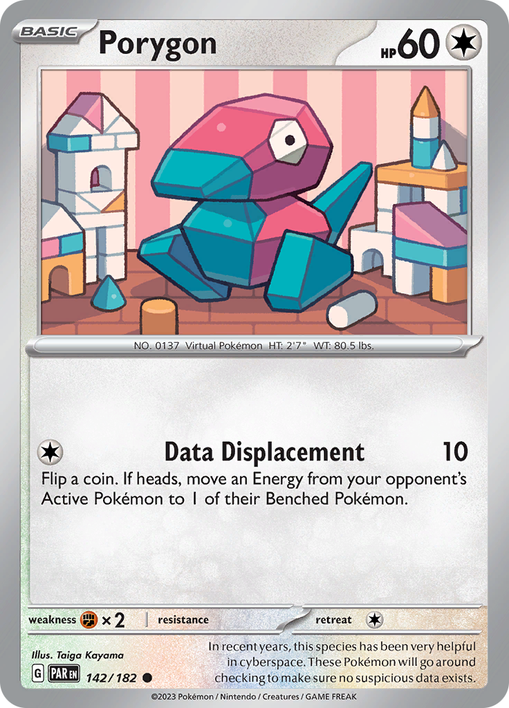 Pokemon TCG: Paradox Rift card - Porygon.