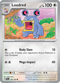 Pokemon TCG: Paradox Rift card - Loudred.