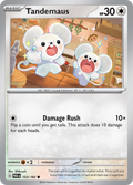 Pokemon TCG: Paradox Rift card - Tandemaus.