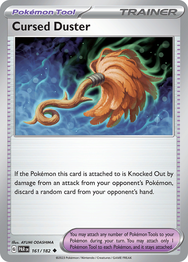 Pokemon TCG: Paradox Rift card - Cursed Duster.