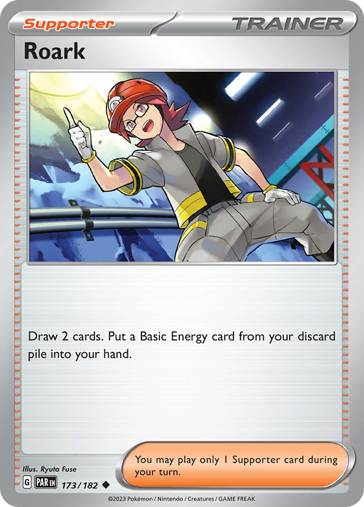 Pokemon TCG: Paradox Rift card - Roark.