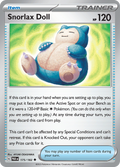 Pokemon TCG: Paradox Rift card - Snorlax Doll.